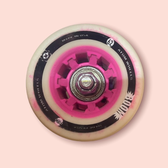 Purple Suede Roller Skates with Custom Wheels & Tote Box - Picture 8 of 16